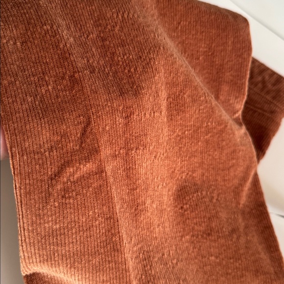 Anthropologie Pilcro The Scotty Cuffed Brown Corduroy Straight Leg Pants size 26 - Picture 11 of 11